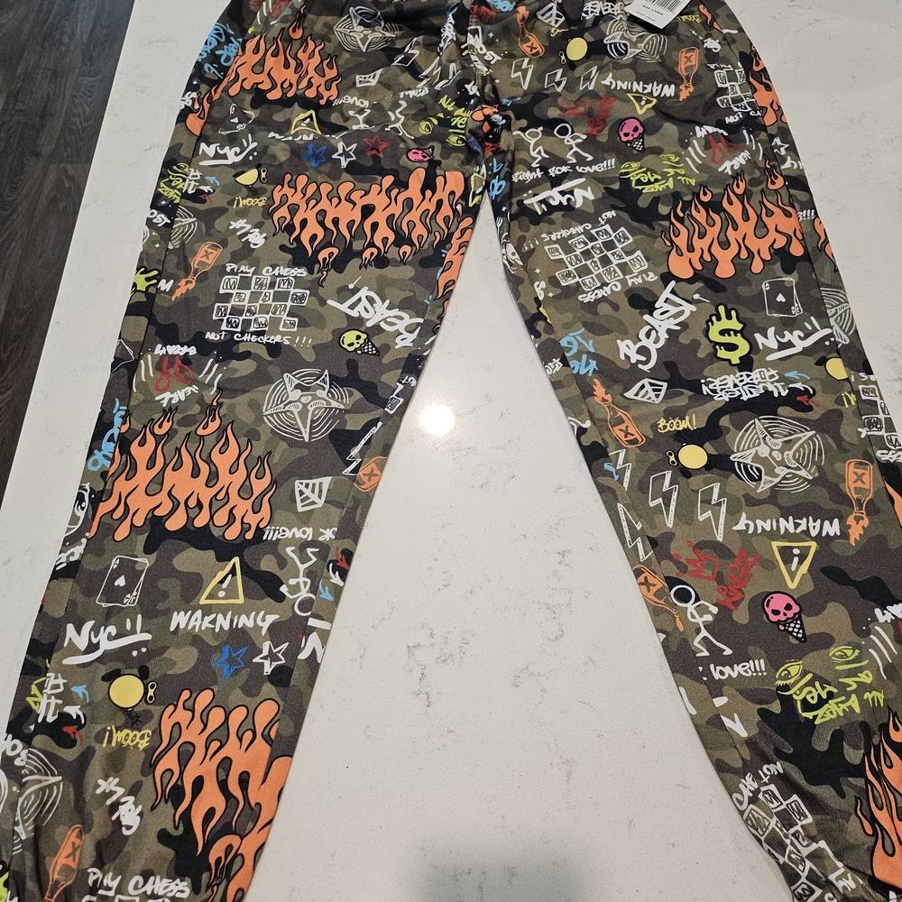 Graphic Camo Joggers